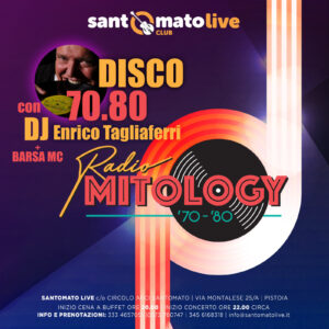 Locandina dell'evento Mitology a Santomato Live Club