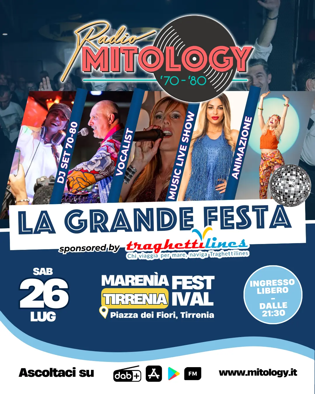 La Grande Festa di Mitology a Tirrenia 26 luglio