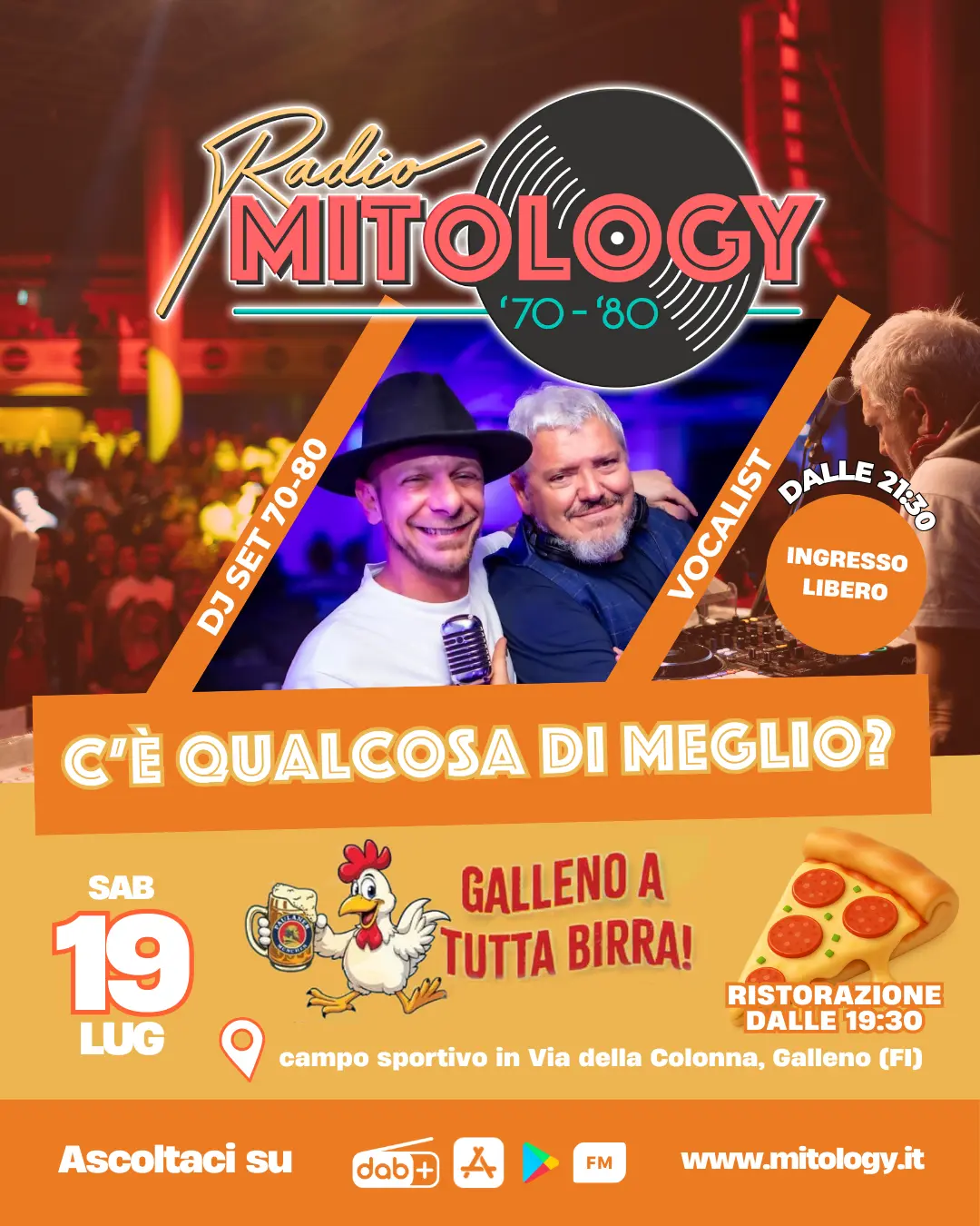 Mitology a Galleno a tutta birra questo 19 luglio 2025